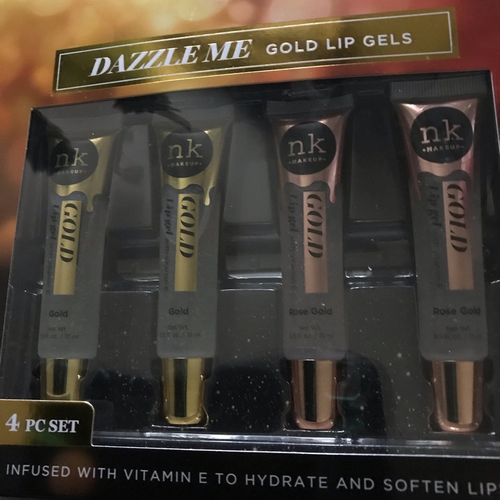 Dazzle Me Gold Lip Gels